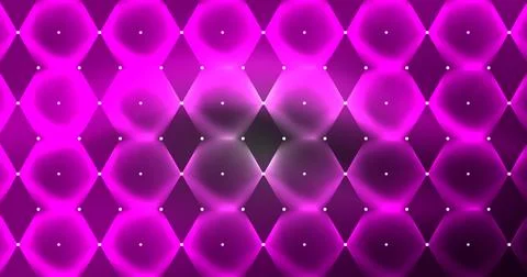 Neon hexagon background. Hi-tech design for wallpaper, banner, background Illustrazione stock