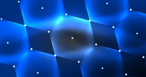 Neon hexagon background. Hi-tech design for wallpaper, banner, background 스톡 일러스트
