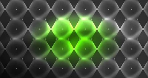 Neon hexagon background. Hi-tech design for wallpaper, banner, background イラスト素材