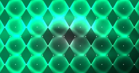 Neon hexagon background. Hi-tech design for wallpaper, banner, background Stock Illustration