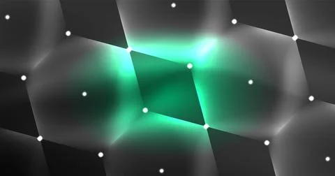 Neon hexagon background. Hi-tech design for wallpaper, banner, background Ilustración de archivo