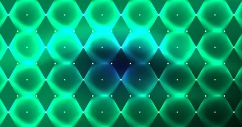 Neon hexagon background. Hi-tech design for wallpaper, banner, background Stock Illustration