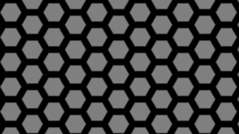 Neon Hexagonal Patterns with Vibrant Color Dynamics Video stock 291069072