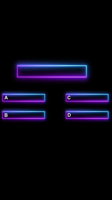 Neon Hierarchical Structure with Labeled Rectangles Stock Footage 337461423