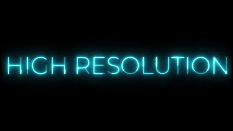 Neon High Resolution Text Display on Black Background Video stock 316464710