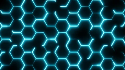 Neon High-tech 3D animation. Stock Footage 121469991