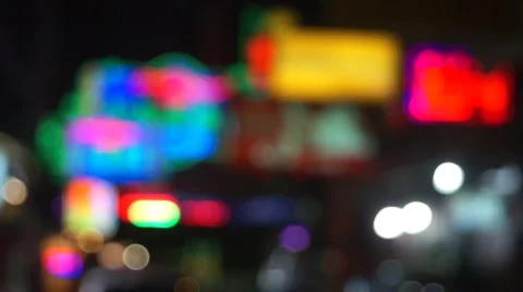 Neon Hong Kong Stock Footage 1047125