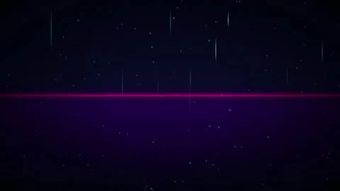 Neon horizontal line glowing particles seamless loop motion background Stock Footage 345182877
