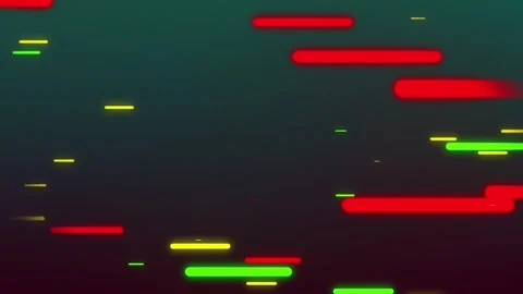 Neon horizontal lines background Video stock 253292505