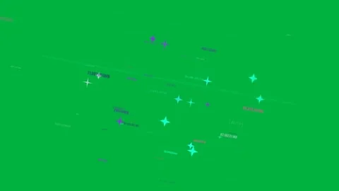 Neon HUD rotating on right node pulsing links forming tags flashing for auth 스톡 동영상 329532333