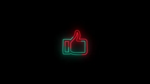 Neon like icon animation Vidéo 330759861