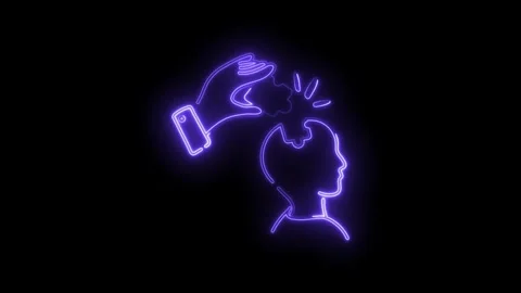 Neon idea extraction revealing innovative thought process for concept gener.. Stock Footage 330780193