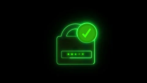 Neon illuminated computer floppy disk drive with glowing green circular ove.. Stock Footage 334218500