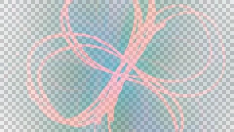 Neon infinity symbol glowing on gradient background. Abstract pink light loop Stock Illustration