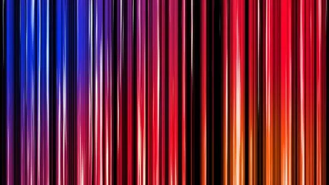 Neon intro effect with multiple random color line, abstract motion graphic,.. Stockillustratie