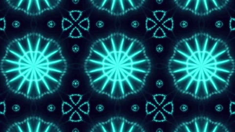 Neon Kaleidoscope Stock Footage 158609963