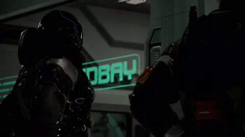 Neon Lab Receives Cyber Soldiers for Combat Readiness Vidéo 147302353