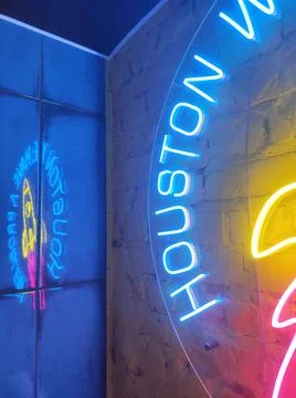Neon lamp Foto stock
