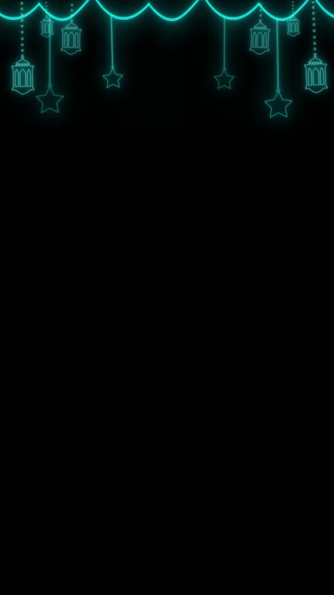 NEON LANTERNS CABLE VERTICAL Stock Footage 266929263