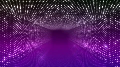 Neon Led Lights Sci Fi Futuristic Glowing Dot Dark space RF2 Vídeos de archivo 208950616