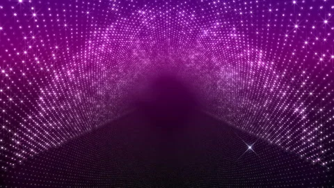 Neon Led Lights Sci Fi Futuristic Glowing Dot Dark space AF1 Stock Footage 209004887