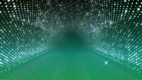 Neon Led Lights Sci Fi Futuristic Glowing Dot Dark space AF2 Vídeos de archivo 209005206