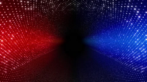 Neon Led Lights Sci Fi Futuristic Glowing Dot Dark space AF4 Stock Footage 231629510