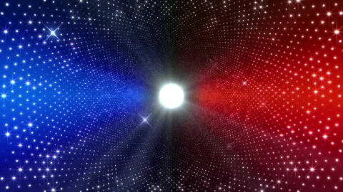 Neon Led Lights Sci Fi Futuristic Glowing Dot Dark space TF5 Stock Footage 231630583