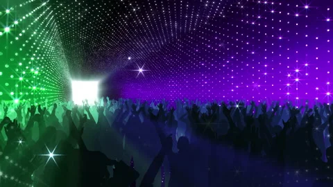 Neon Led Lights Sci Fi Futuristic Glowing Dot Dark space BN7 Stock Footage 232101700