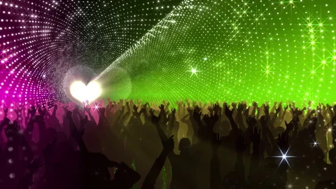 Neon Led Lights Sci Fi Futuristic Glowing Dot Dark space HN7 Stock Footage 232102292