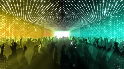 Neon Led Lights Sci Fi Futuristic Glowing Dot Dark space RF7 Stock Footage 232102466