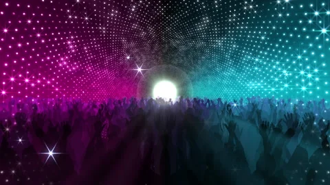 Neon Led Lights Sci Fi Futuristic Glowing Dot Dark space TF7 Stock Footage 233113185
