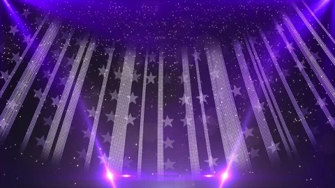 Neon led spot light award party song or dance show flashing VJ stage loop Stock Footage 151069687
