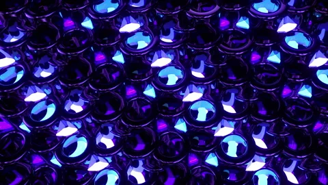 Neon lenses Stock Footage 240132088
