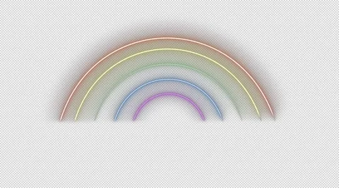 Neon LGBTQ+ Rainbow Stock Footage 276439952