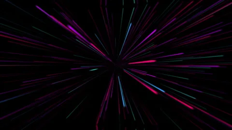 Neon Light Abstract Background Stock Footage 245053514