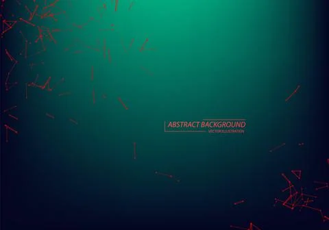 Neon Light background. Molecular structure. Connected lines with dots. Chemis Stock Illustration