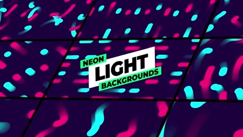 Neon Light Backgrounds Stock After Effects