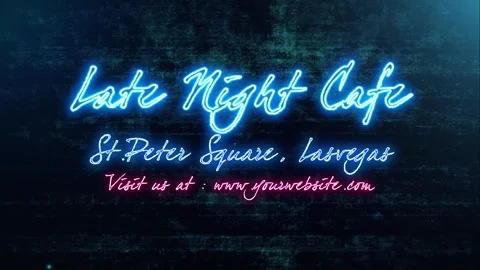 Neon Light Badges V3 Stock After Effects