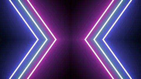 Neon light box 19 Vídeo Stock 124315810