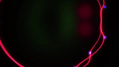 Neon Light Circle Animation Frames. Stock Footage 334685531