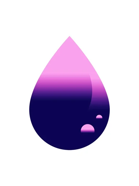 Neon light effect animation of a blood drop graphic vector illustration icon Video stock 324060540