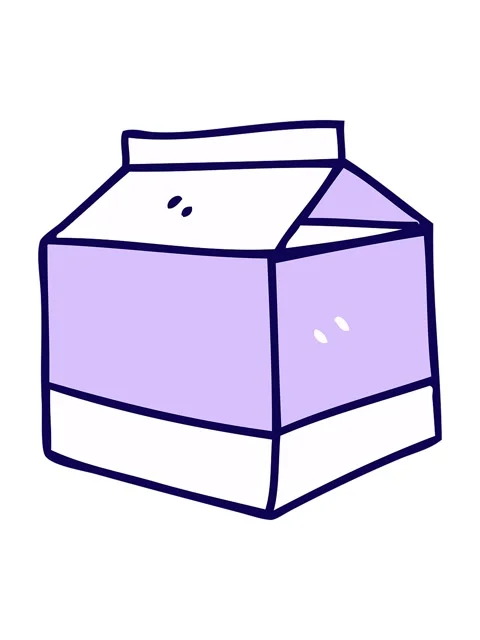 Neon light effect animation of carton of milk Stock Footage 324329180