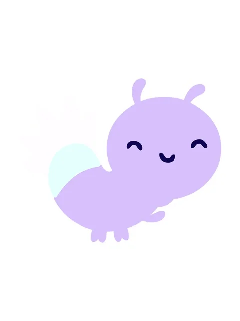 Neon light effect animation of cartoon firefly bug Stock Footage 324348723