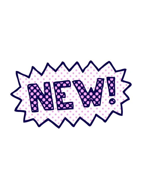 Neon light effect animation of comic book style cartoon new symbol Stock Footage 324215661