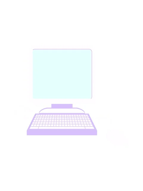 Neon light effect animation of Flat colour illustration of a computer error Stock Footage 324362715