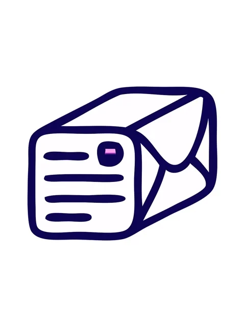 Neon light effect animation of gradient shaded cartoon of a paper parcel Stock Footage 324257080