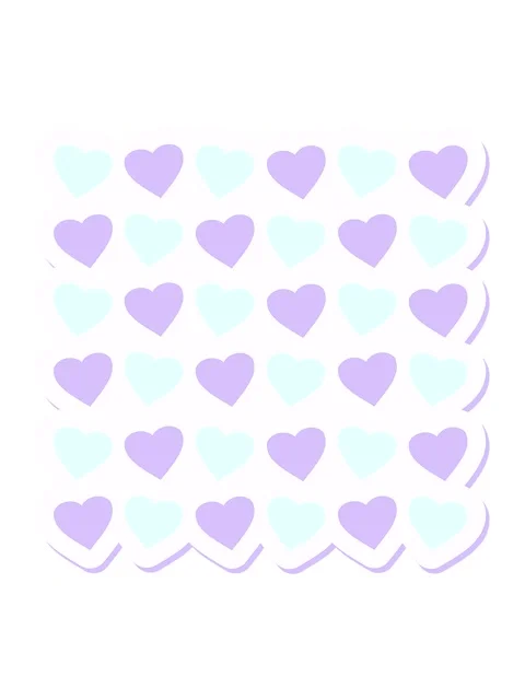 Neon light effect animation of hearts repeat pattern sticker Stock Footage 324131074