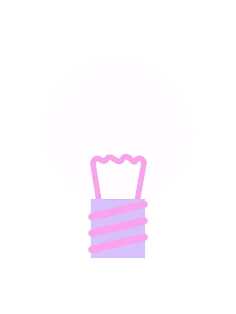Neon light effect animation of light bulb Stock Footage 324076274