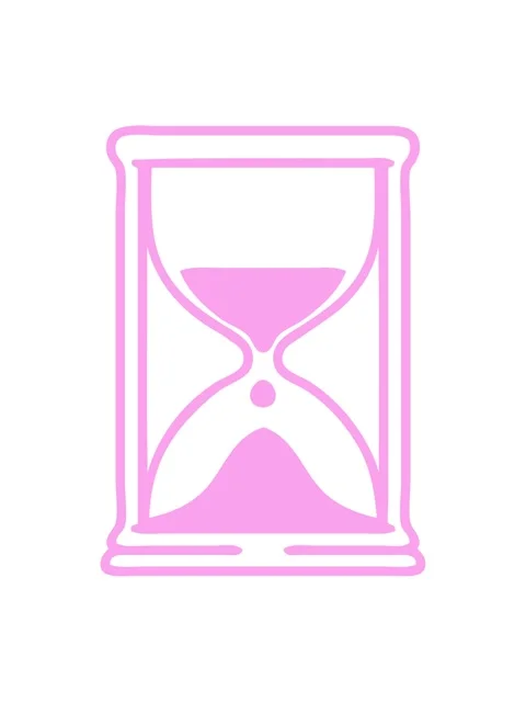 Neon light effect animation of line doodle of an hourglass running sand icon Stock Footage 324231835
